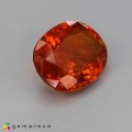 Natural Clinohumite 6.63 Carats Fiery Orange Oval 14x11 mm Loose Gemstone - Image 3