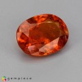 Natural Clinohumite 6.63 Carats Fiery Orange Oval 14x11 mm Loose Gemstone - Image 5