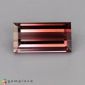 Natural Tourmaline 2.82 Carats Pink to Champagne Baguette 11x6 mm Loose Gemstone - Image 1