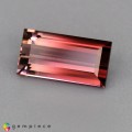 Natural Tourmaline 2.82 Carats Pink to Champagne Baguette 11x6 mm Loose Gemstone - Image 2