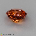 Natural Spessartite garnet 1.89 Carats Mandarin Orange Round 7x4 mm Loose Gemstone - Image 4