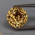 Natural Zircon 4.97 Carats Golden Yellow Round 9x6 mm Loose Gemstone - Image 6