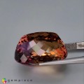 Natural Ametrine 43.57 Carats Purple To Golden Yellow Oval 25x14 mm Loose Gemstone - Image 3