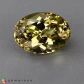 Natural Grossular garnet 2.59 Carats Yellow Oval 10x7 mm Loose Gemstone - Image 1