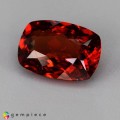 Natural Hessonite garnet 4.76 Carats Orange Red Cushion 12x9 mm Loose Gemstone - Image 3