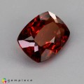 Natural Hessonite garnet 4.76 Carats Orange Red Cushion 12x9 mm Loose Gemstone - Image 6
