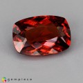 Natural Hessonite garnet 4.76 Carats Orange Red Cushion 12x9 mm Loose Gemstone - Image 7
