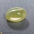 Natural Chrysoberyl cats eye 1.37 Carats Yellow Oval Cabochon 7x5 mm Loose Gemstone - Image 7