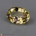 Natural Chrysoberyl 1.76 Carats Yellow Oval 9x6 mm Loose Gemstone - Image 2