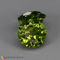 Natural Peridot 8.82 Carats Green Round 10x7 mm Loose Gemstone - Image 5