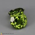 Natural Peridot 8.82 Carats Green Round 10x7 mm Loose Gemstone - Image 6