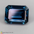 Natural Topaz 32.76 Carats London Blue Emerald 20x16 mm Loose Gemstone - Image 7