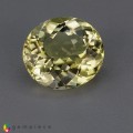 Natural Amblygonite 2.50 Carats Lemon yellow Oval 9x8 mm Loose Gemstone - Image 1