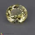 Natural Amblygonite 2.50 Carats Lemon yellow Oval 9x8 mm Loose Gemstone - Image 2