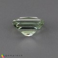 Natural Montebrasite 1.34 Carats Light Green Yellow Emerald Cut 7x6 mm Loose Gemstone - Image 3