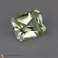 Natural Montebrasite 1.34 Carats Light Green Yellow Emerald Cut 7x6 mm Loose Gemstone - Image 5