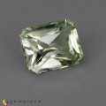 Natural Montebrasite 1.34 Carats Light Green Yellow Emerald Cut 7x6 mm Loose Gemstone - Image 6