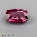 Natural Purplish pink natural rubellite cushion  2.86 Carats Purplish Pink Cushion 11x8 mm Loose Gemstone - Image 1
