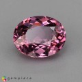 Natural Malaya garnet 1.68 Carats Purplish Pink Oval 8x6 mm Loose Gemstone - Image 1