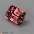 Natural Tourmaline 1.44 Carats Pink to Champagne Emerald Cut 7x5 mm Loose Gemstone - Image 3