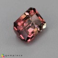 Natural Tourmaline 1.44 Carats Pink to Champagne Emerald Cut 7x5 mm Loose Gemstone - Image 5