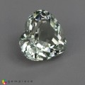 Natural Tourmaline 2.24 Carats Very Light Green Heart  9x8 mm Loose Gemstone - Image 4