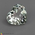 Natural Tourmaline 2.24 Carats Very Light Green Heart  9x8 mm Loose Gemstone - Image 5