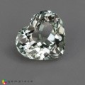 Natural Tourmaline 2.24 Carats Very Light Green Heart  9x8 mm Loose Gemstone - Image 6
