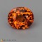 spessartite garnet  1.35cts - 7x6mm