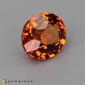 Natural Spessartite garnet 1.35 Carats Mandarin Orange Oval 7x6 mm Loose Gemstone - Image 5
