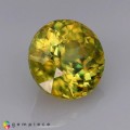 Natural Sphene 2.40 Carats Greenish Yellow Round 8x5 mm Loose Gemstone - Image 5