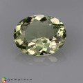 Natural Amblygonite 1.12 Carats Yellowish Green Oval 8x7 mm Loose Gemstone - Image 3