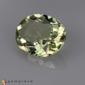 Natural Amblygonite 1.12 Carats Yellowish Green Oval 8x7 mm Loose Gemstone - Image 2