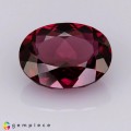Natural Rhodolite garnet 4.76 Carats Purplish Pink Oval 12x9 mm Loose Gemstone - Image 1