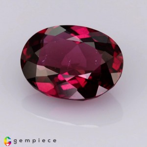rhodolite garnet  4.76cts - 12x9mm rhodolite garnet  4.76cts - 12x9mm