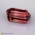 Natural Tourmaline 2.81 Carats Pink to Champagne Emerald Cut 9x6 mm Loose Gemstone - Image 4