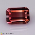 Natural Tourmaline 2.81 Carats Pink to Champagne Emerald Cut 9x6 mm Loose Gemstone - Image 7
