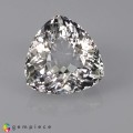Natural Petalite 13.82 Carats White Trilliant  17x11 mm Loose Gemstone - Image 1