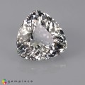 Natural Petalite 13.82 Carats White Trilliant  17x11 mm Loose Gemstone - Image 7