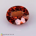 Natural Spessartite garnet 2.68 Carats Mandarin Orange Oval 9x7 mm Loose Gemstone - Image 2
