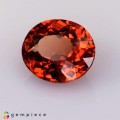 Natural Spessartite garnet 2.68 Carats Mandarin Orange Oval 9x7 mm Loose Gemstone - Image 3