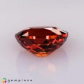 Natural Spessartite garnet 2.68 Carats Mandarin Orange Oval 9x7 mm Loose Gemstone - Image 4