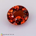 Natural Spessartite garnet 2.68 Carats Mandarin Orange Oval 9x7 mm Loose Gemstone - Image 6