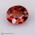 Natural Spessartite garnet 2.68 Carats Mandarin Orange Oval 9x7 mm Loose Gemstone - Image 7