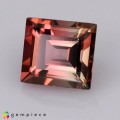 Natural Tourmaline 1.70 Carats Pink to Champagne Square  7x5 mm Loose Gemstone - Image 2