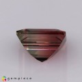 Natural Tourmaline 1.70 Carats Pink to Champagne Square  7x5 mm Loose Gemstone - Image 4
