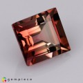 Natural Tourmaline 1.70 Carats Pink to Champagne Square  7x5 mm Loose Gemstone - Image 5