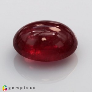 Purplish pink natural rubellite oval cabochon   11.71cts - 15x12mm Purplish pink natural rubellite oval cabochon   11.71cts - 15x12mm