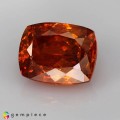 Natural Sphalerite 6.91 Carats Sunset Orange Cushion 11x9 mm Loose Gemstone - Image 2