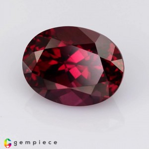 rhodolite garnet  6.36cts - 12x9mm rhodolite garnet  6.36cts - 12x9mm
